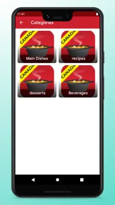 Canadian Food - Recipes App android App screenshot 1